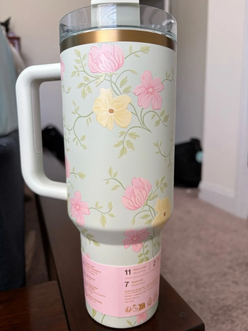 Stanley Quencher H2.0 Tumbler - spring blossom 40oz - Picture 3 of 6